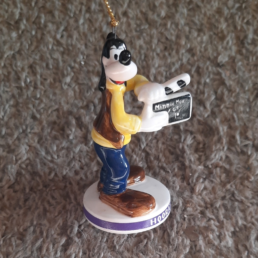 Disney Goofy Holiday Ornament - Yellow, Blue, Brown